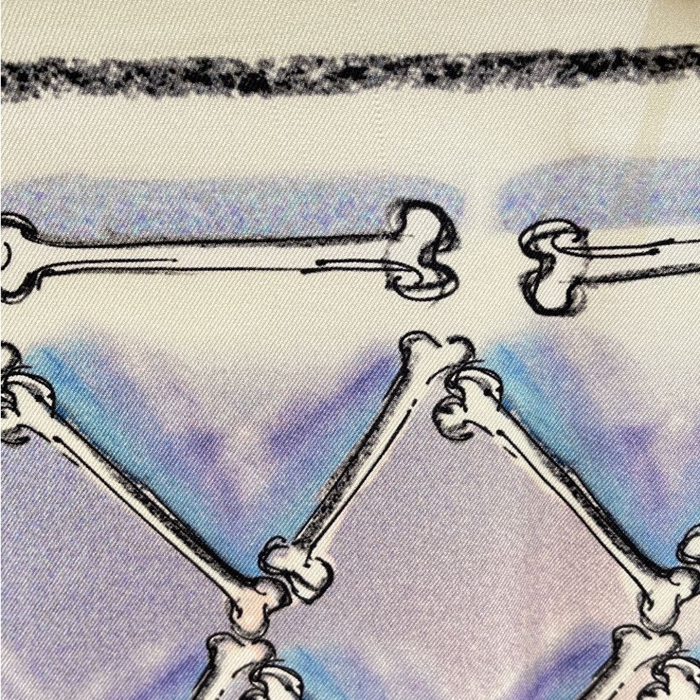 Chanel iconic Silk Les Vanites Scarf Multicolor - Picture 10 of 11
